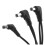 2X 3 Ways Electrode Daisy Chain Harness Cable Copper Wire for Guitar Effects Power Supply Adapter Splitter 4