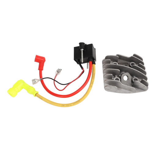 105mm Engine Cylinder Cover with Ignition Coil for 49cc-80cc 2-Stroke Bikes 1