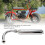 Easy-Install Exhaust Pipe for 49‑80cc 2-Stroke Bikes 40mm Mount 9
