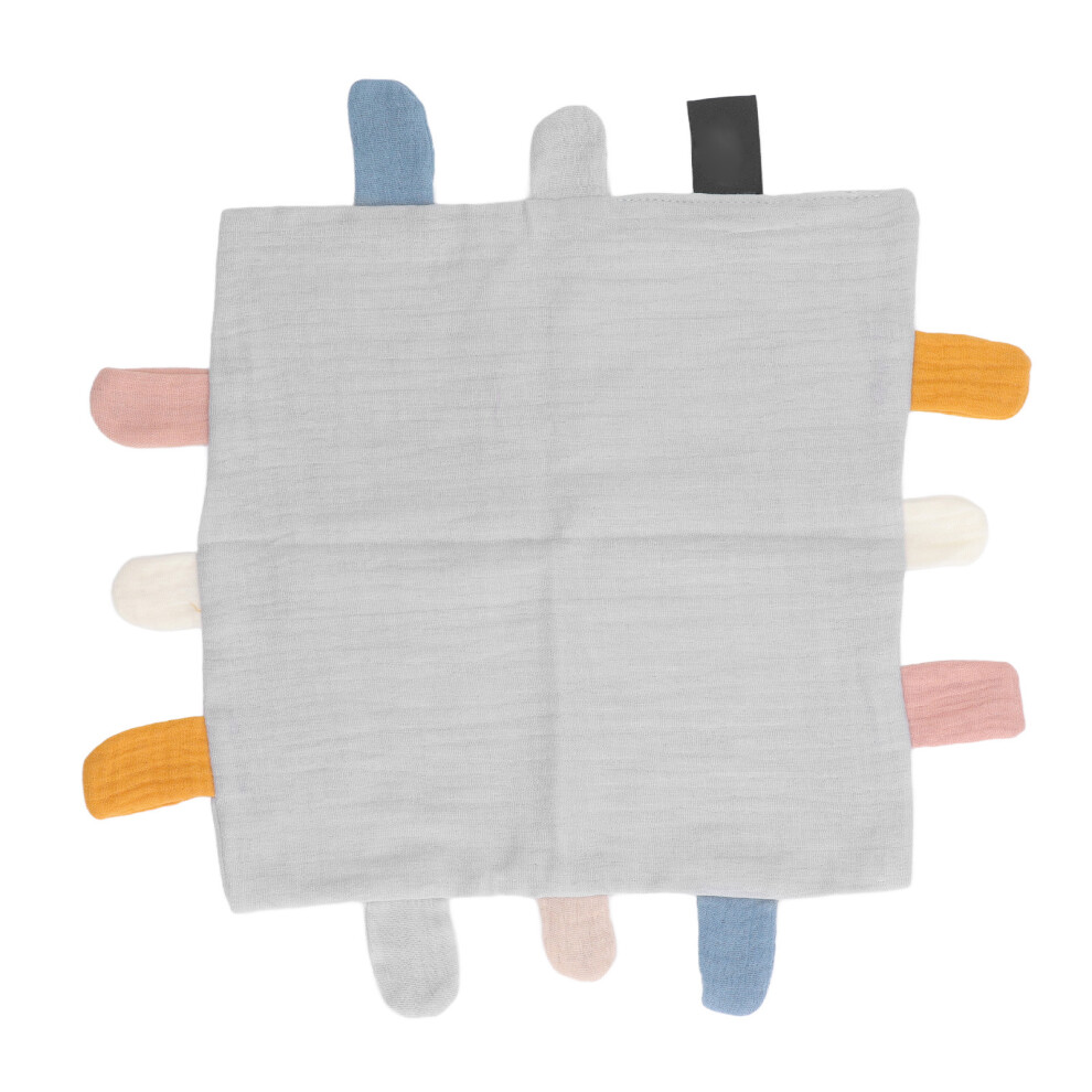 Soft & Breathable Lovie, Baby Gifts For Boys & Girls With Portable Baby Security Blanket Feature, Cotton Muslin Baby Lovey For Sensory Stimulation