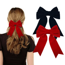 Fermagli per capelli vintage francesi con nastro, idea regalo ideale che unisce stile e comfort con raso di seta per un look chic e materiale in