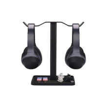 Headset Haven: Sturdy Stand, Multiple Headphones Support For Home Office Or Gaming Setup