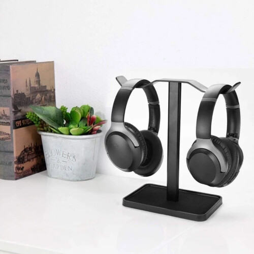 Headset Haven: Sturdy Stand, Multiple Headphones Support For Home Office Or Gaming Setup 1