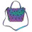 Ανακλαστική τσάντα Crossbody για γυναίκες, καλά οργανωμένη εσωτερική ολογραφική 6