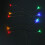 Multicolor LED String Light Indoor Outdoor 4.9ft Battery Operated 4