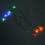 Multicolor LED String Light Indoor Outdoor 4.9ft Battery Operated 8