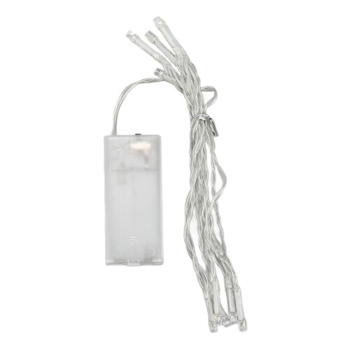Multicolor LED String Light Indoor Outdoor 4.9ft Battery Operated 1