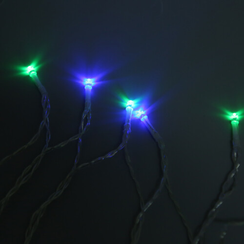 Multicolor LED String Light Indoor Outdoor 4.9ft Battery Operated 2
