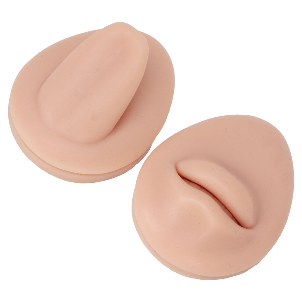 Simulated Silicone Mouth and Tongue Model Set, Medium Skin Color