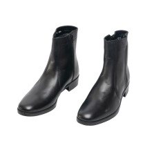 (7 UK, Black) Scimitar Mens Inside Zip Lined Resin Sole Boots