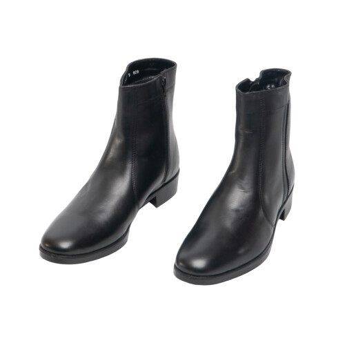 (8 UK, Black) Scimitar Mens Inside Zip Lined Resin Sole Boots