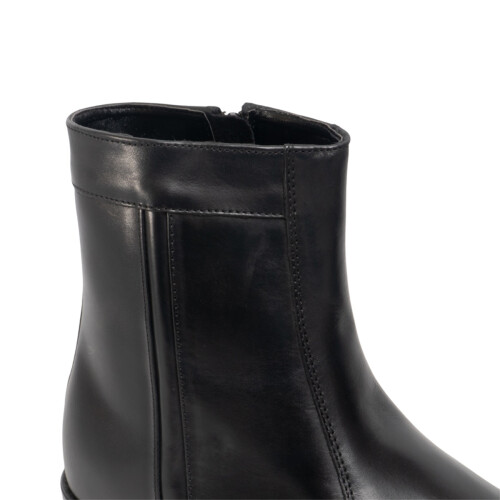 (12 UK, Black) Scimitar Mens Inside Zip Lined Resin Sole Boots 2