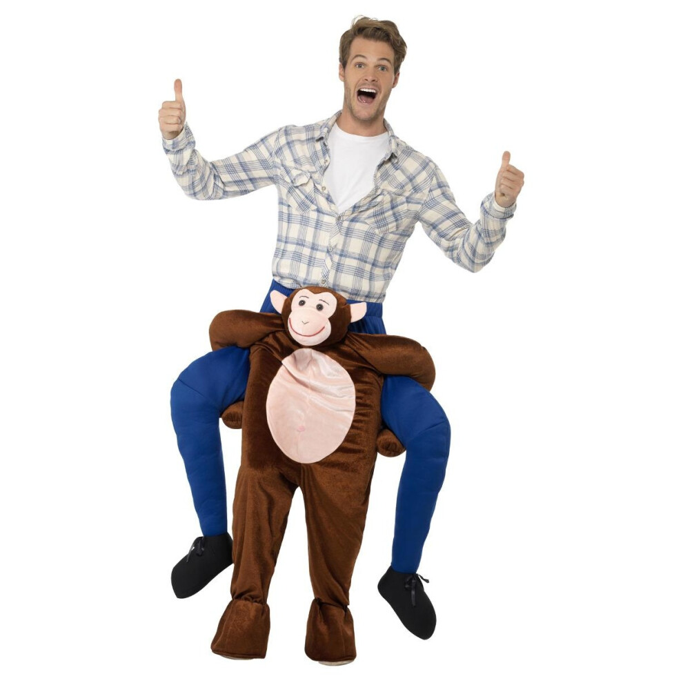 Smiffy's Unisex Adult Monkey Piggy Back Costume Not,Specified