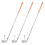 (Gold) Golf Alignment Sticks,Magnetic Golf Club Alignment Stick Training Aids Part Help Visualize Golf Gift 3