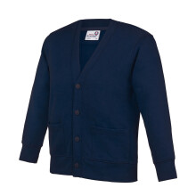 (13 Years, Navy) AWDis Academy Childrens/Kids Button Up School Cardigan