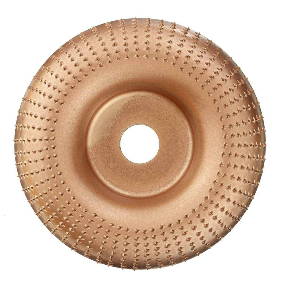 125Mm Tungsten Carbide Wood Shaping Disc Grinder Wheel For Angle Grinder, Rose Gold Abrasive Sanding Tool 9187378573075