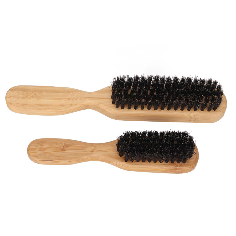 Unisex 2 Pcs Bamboo Beard Brush Comb With Ergonomic Handle Â Portable Hair Hair Styling