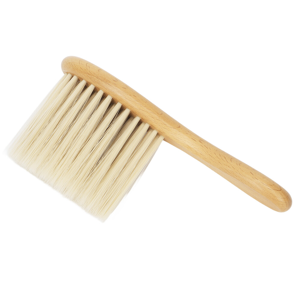 Professional Beech Wood Nylon Face Duster Brush for Barbers