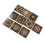 10pcs Waterproof Patterned Tile Stickers Self Adhesive for Bedroom or Kitchen 15