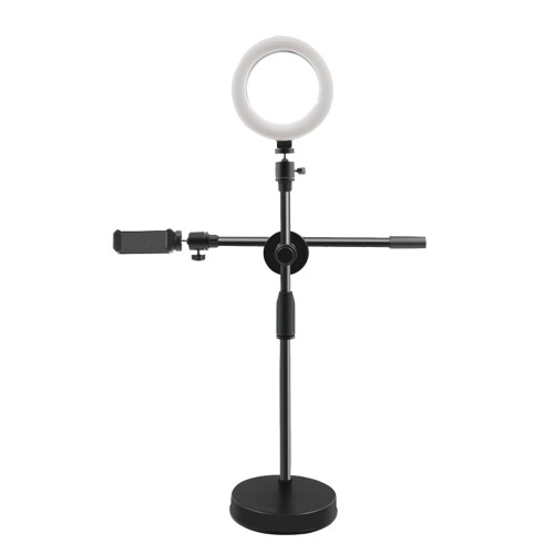 Telefonhalter-Stativ ABS ausziehbares Ringlicht 1