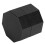 Aluminium Alloy Octagonal Cue Chalk Box Holder 3.5cm Black 11