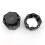 Aluminium Alloy Octagonal Cue Chalk Box Holder 3.5cm Black 14