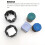 Aluminium Alloy Octagonal Cue Chalk Box Holder 3.5cm Black 9