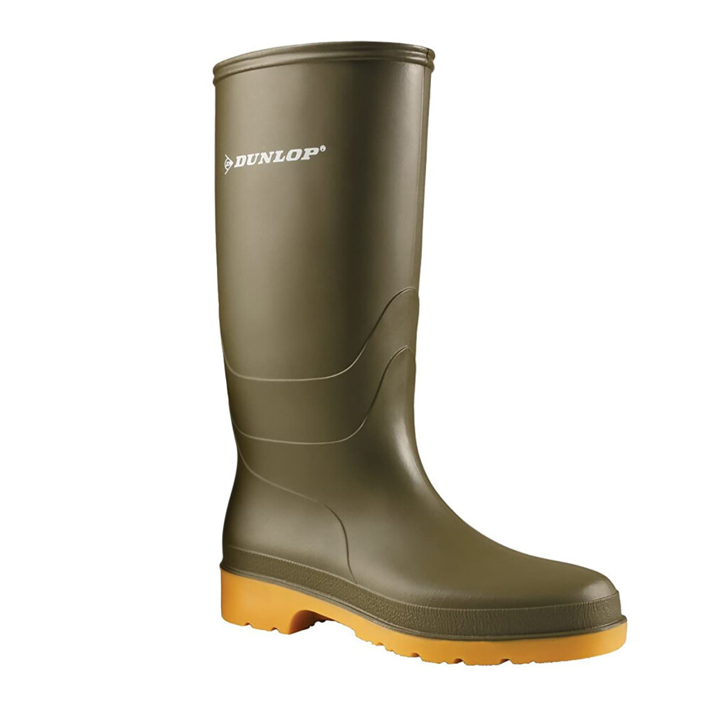 Dunlop (6 Uk, ) Dull Wellies Green