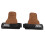 2 Pcs Thickened Cow Leather Pull Up Hand Grips for Horizontal Bar, Anti Slip 2