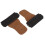 2 Pcs Thickened Cow Leather Pull Up Hand Grips for Horizontal Bar, Anti Slip 3