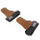 2 Pcs Thickened Cow Leather Pull Up Hand Grips for Horizontal Bar, Anti Slip 6