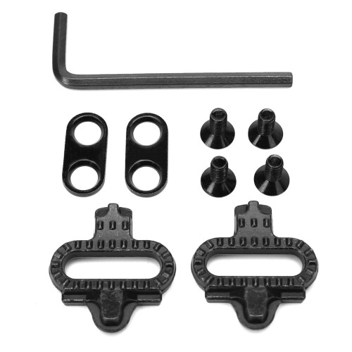 2 Stück Kunststoff-Cleats, selbstsperrend, schwarz, 30 g 1