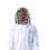 Professional White Beekeeper Suit, Breathable Nylon, Size L, Double Pocket 6