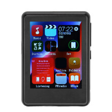 Bluetooth MP3 Player 2.4" Full Touch 4GB, FM Radio, Noise Reduction Black