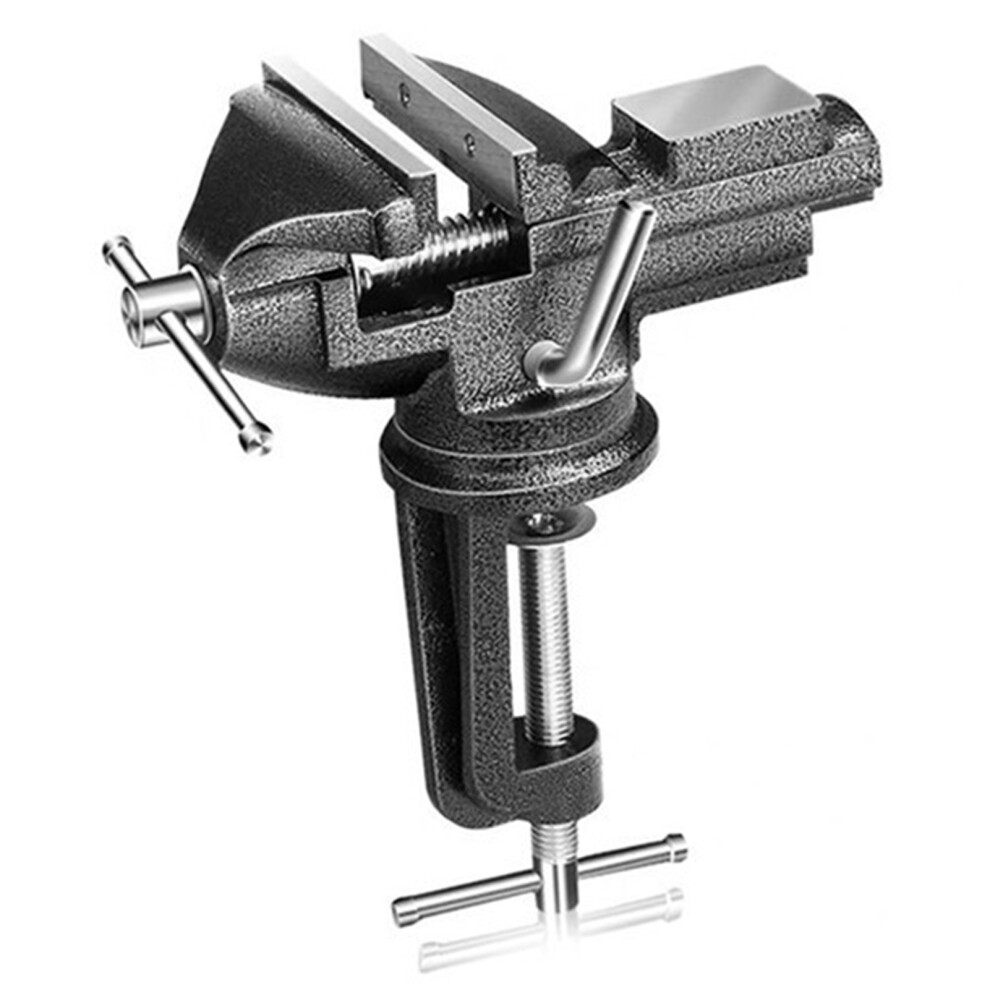 360 Rotating Cast Steel Bench Vise 73Mm Opening, 80Mm Wide 8701371813023