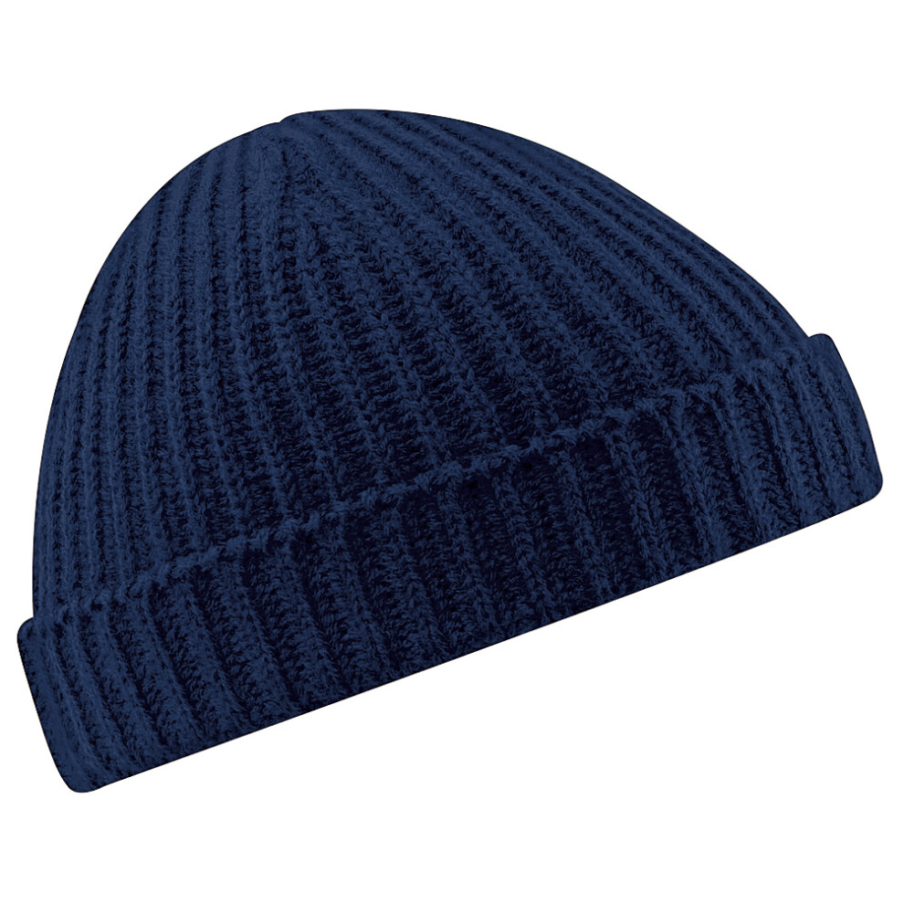 Beechfield (One Size, French Navy) Unisex Retro Trawler Winter Beanie Hat Blue,Multicoloured