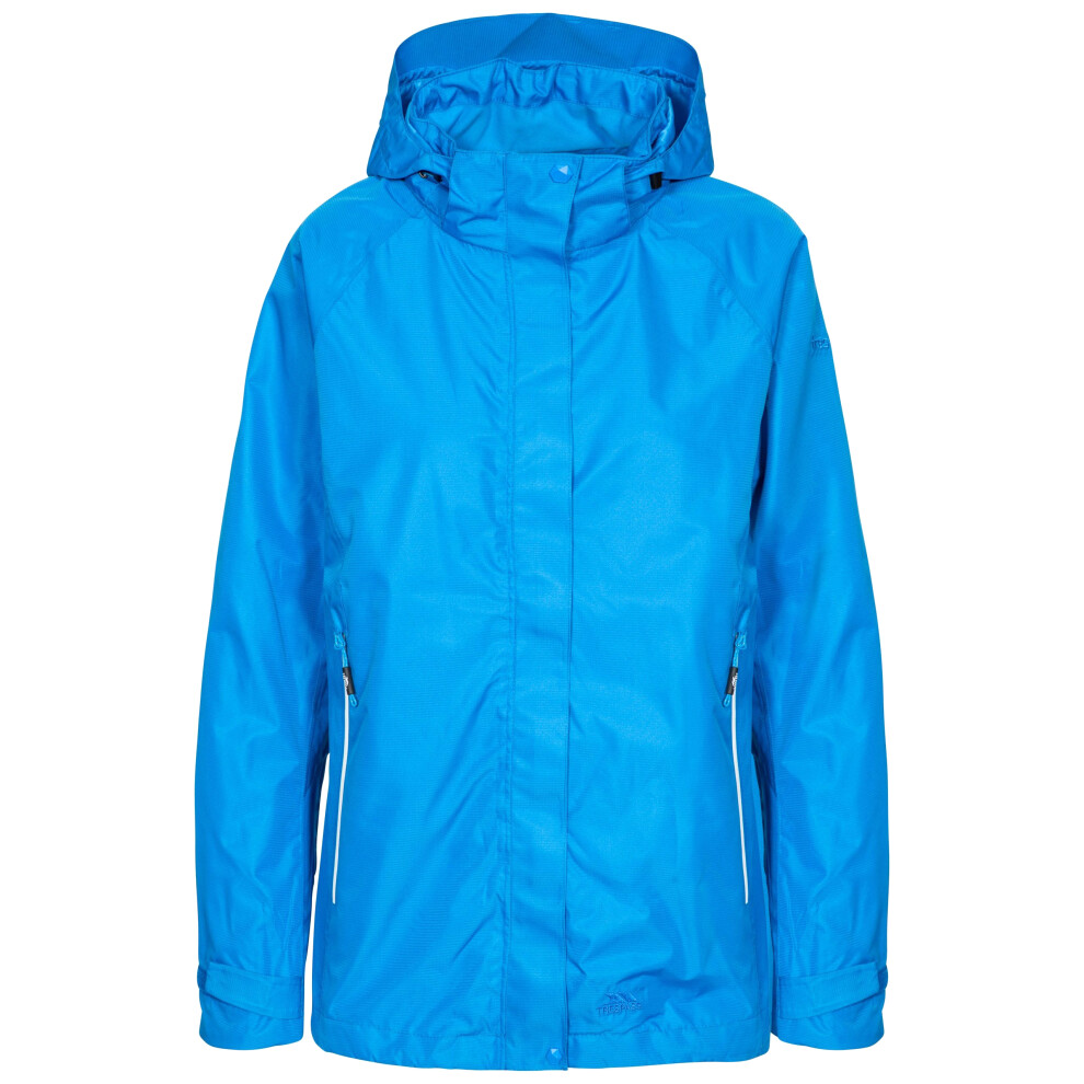 New Trespass Women's (Xxs, Vibrant ) / Review Waterproof Jacket Blue