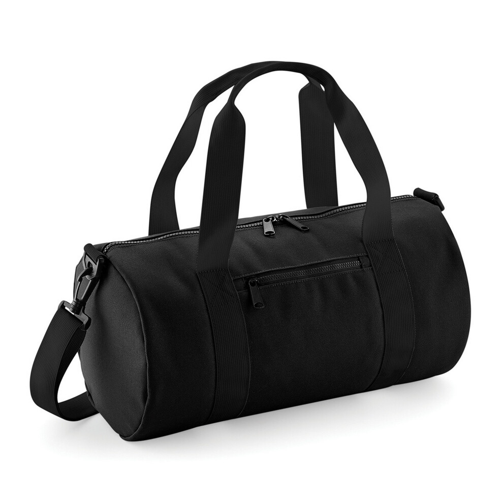 Bagbase Men's Black Mini Barrel Bag Pack Of 2 In - Image 3