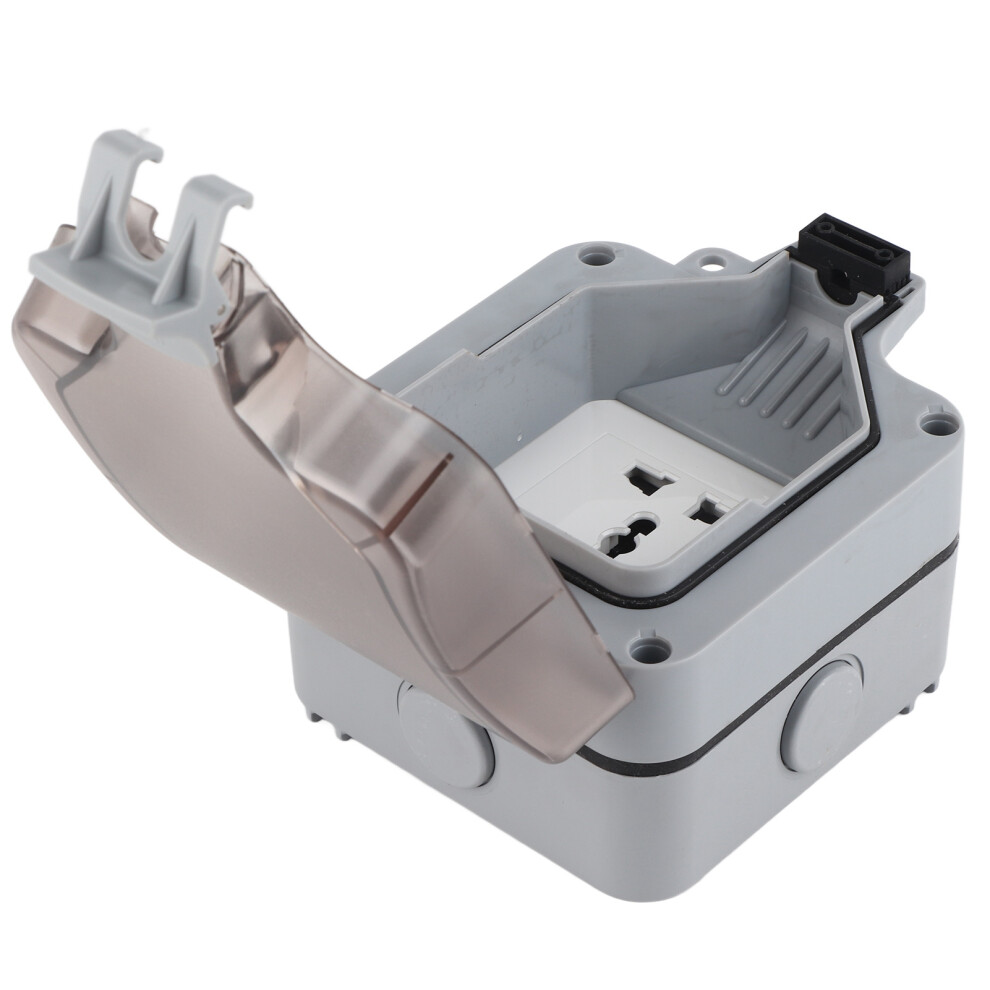 Waterproof Ip66 Outdoor Power Outlet Socket 5 Hole Pc Charger Receptacle 4191371777489
