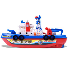 Kinder-Spielzeugboot Elektrisch mit Musik & Licht, Wasser sprühen, 23x11x8cm