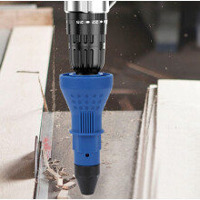 Electric Rivet Gun Drill Adapter Nut for Power Tool - Light Blue