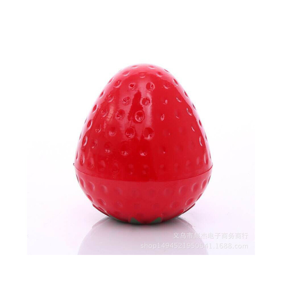 Women's Moisturizing Plant Extract Lip Balms - 24Pcs Strawberry Design Pack