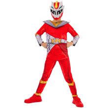 (9-10 Years, Red) Power Rangers Childrens/Kids Cosmic Fury Red Power Ranger Costume