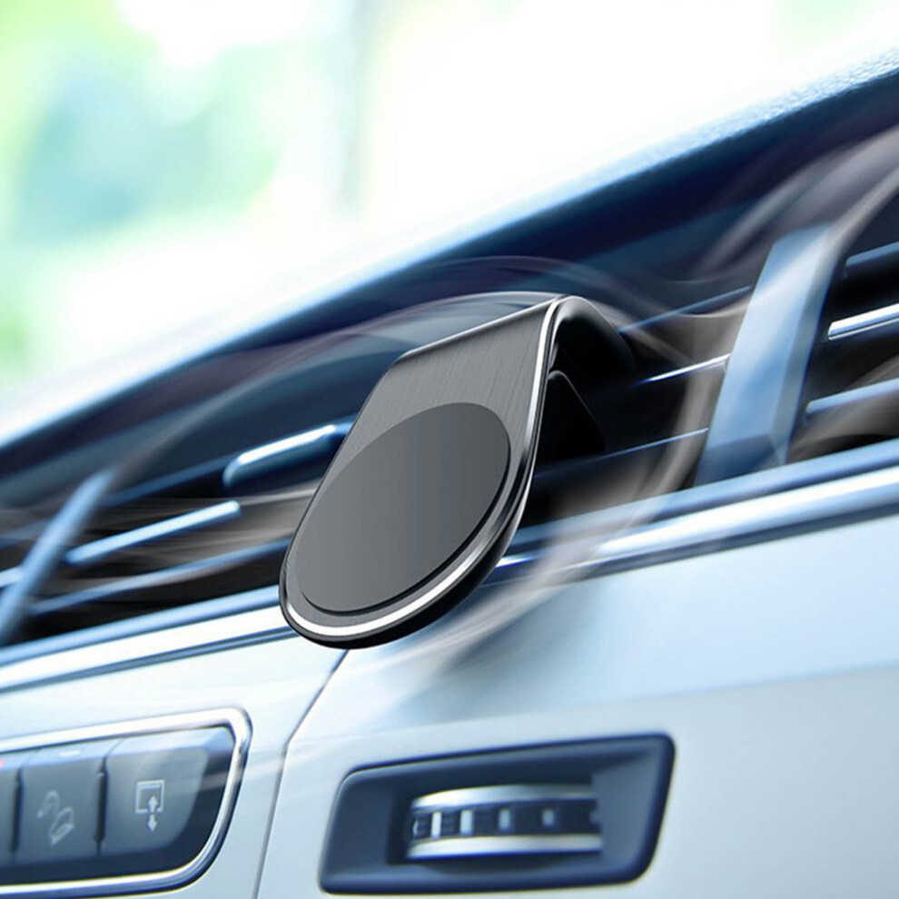 Universal Car Air Vent Phone Holder, Alloy & Magnet, 6X3.6x1.15cm 8271371818774