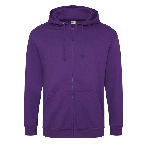 (L, Digital Lavender) Awdis Mens Full Zip Hoodie