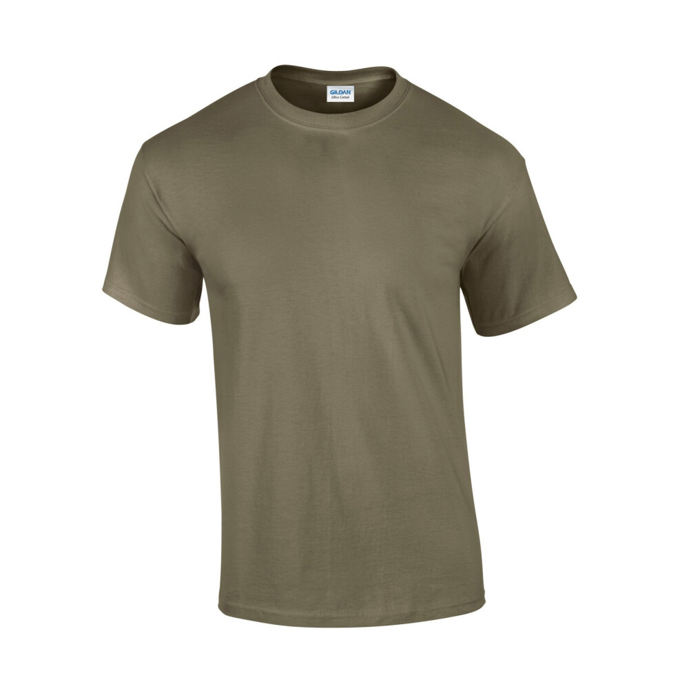 Gildan (S, Prairie Dust) Mens Ultra Cotton T-Shirt