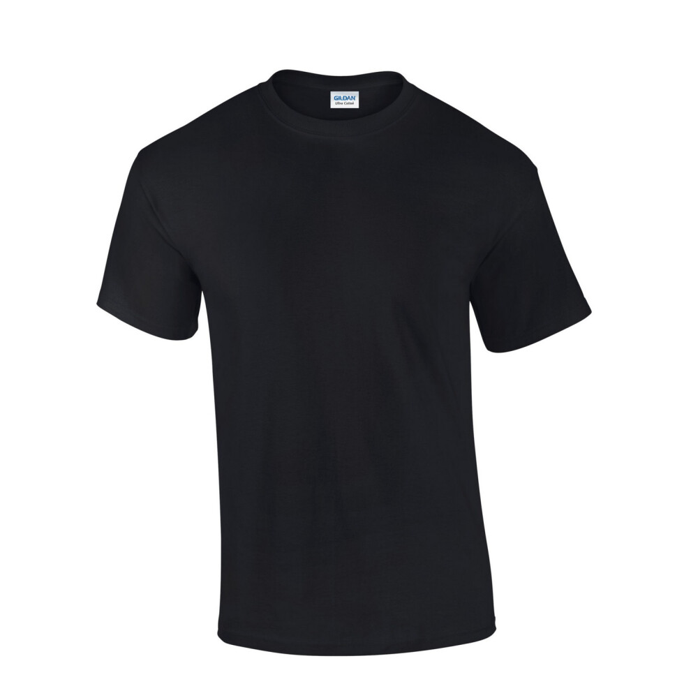 Gildan (5Xl, ) Mens Ultra Cotton T-Shirt Black