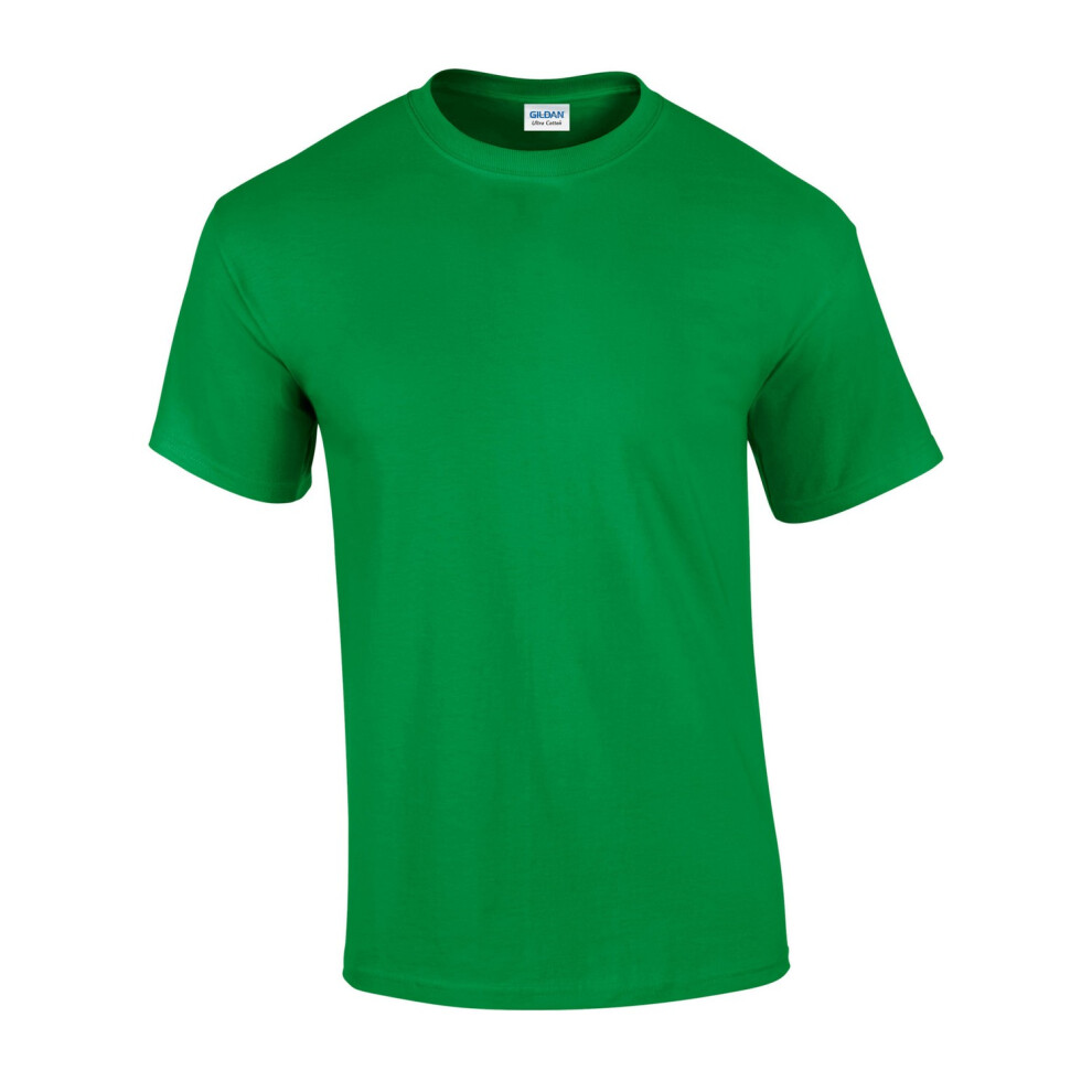 Gildan (L, Irish Green) Mens Ultra Cotton T-Shirt
