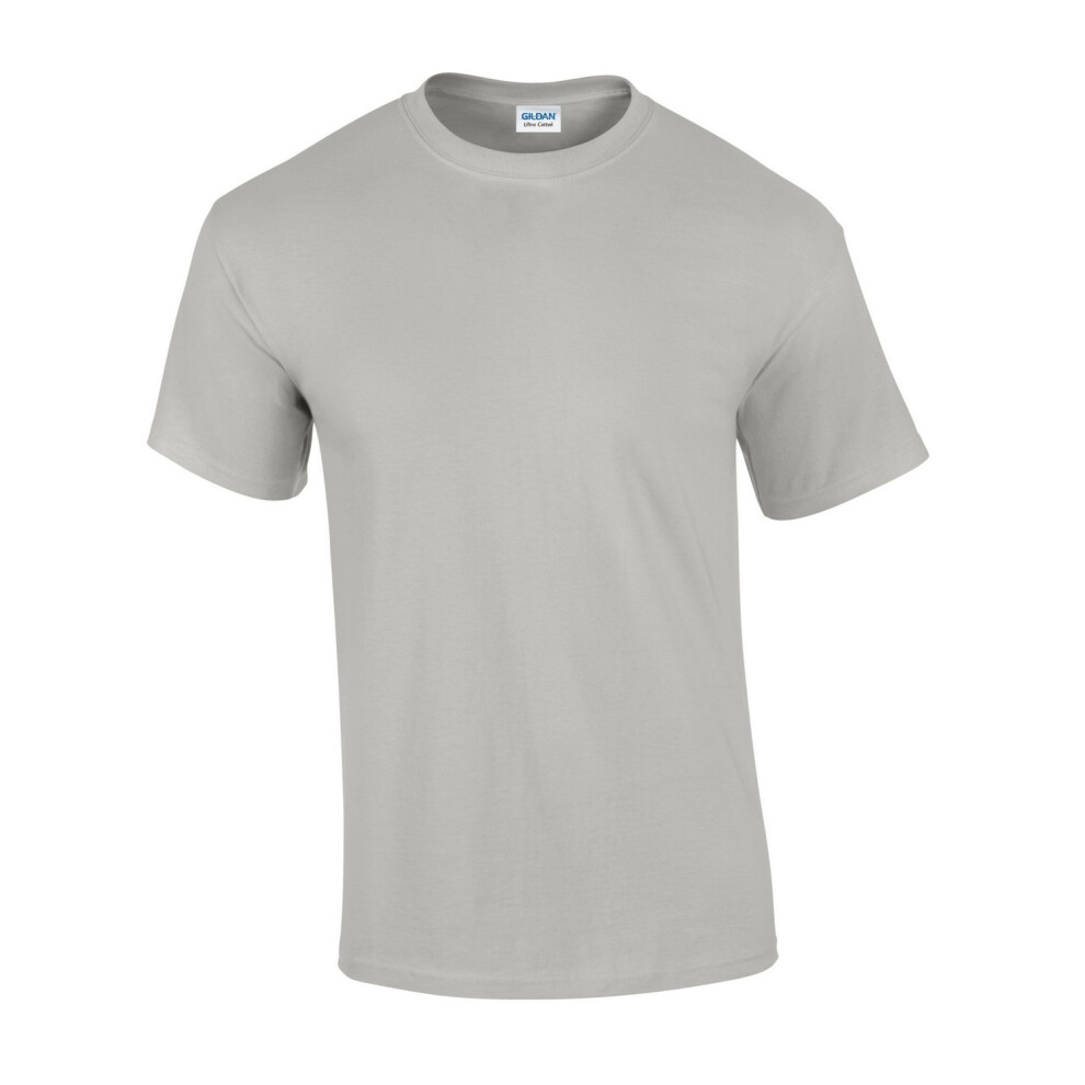 Gildan (Xxl, Ice Grey) Mens Ultra Cotton T-Shirt