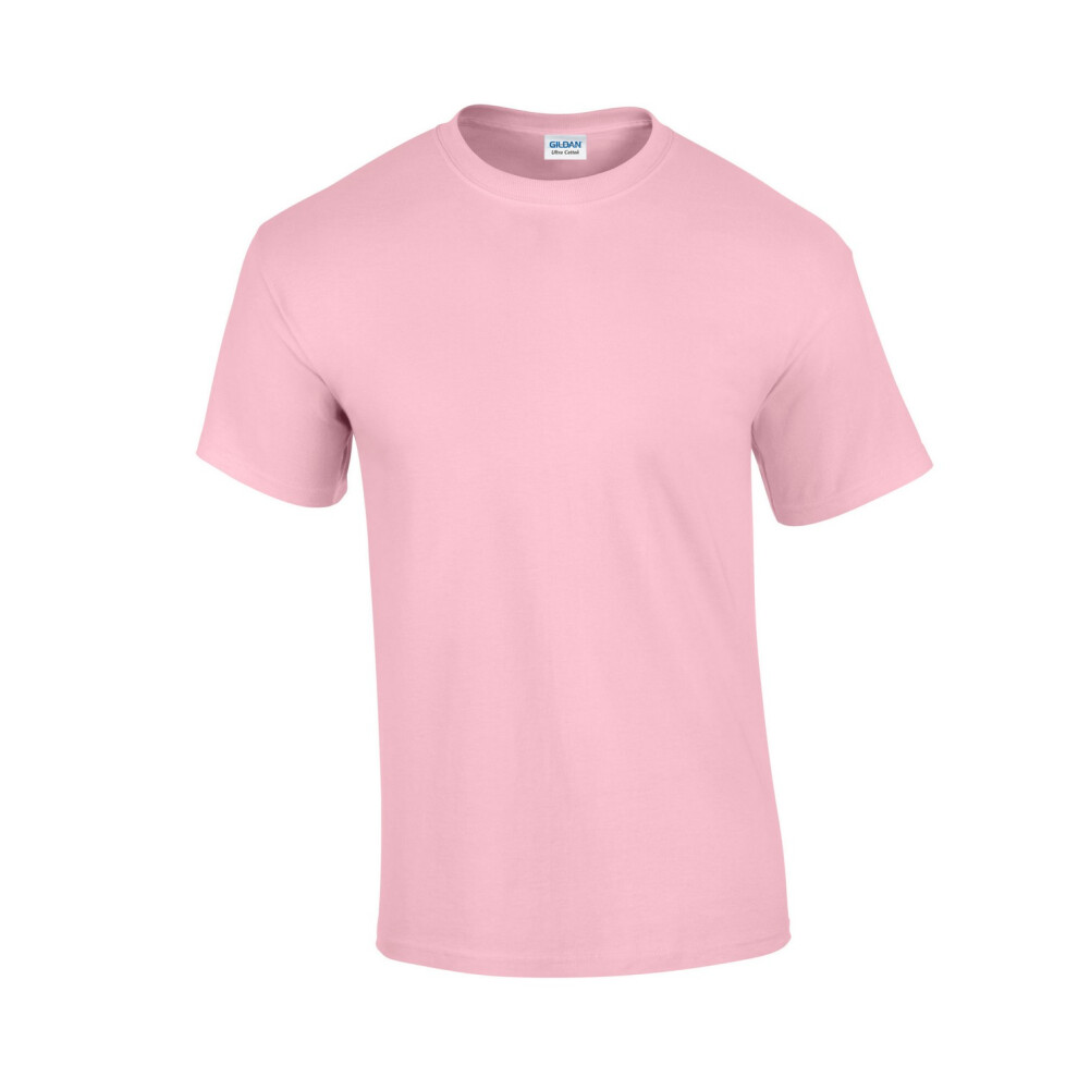 Gildan (Xxl, Light Pink) Mens Ultra Cotton T-Shirt